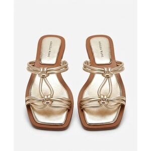 NWT Azalea Slip on Flat Sandals in Gold / Size 9‎ / Never worn